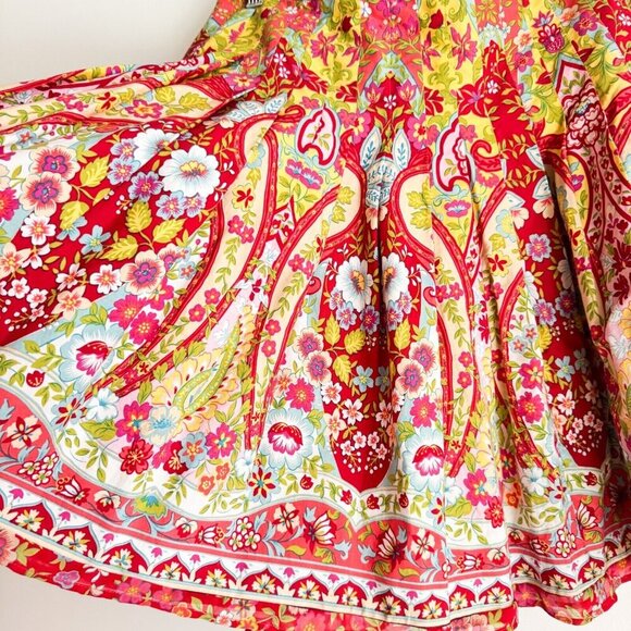 Jones Wear Jeans Floral Paisley Print Mini Skirt - Picture 4 of 7